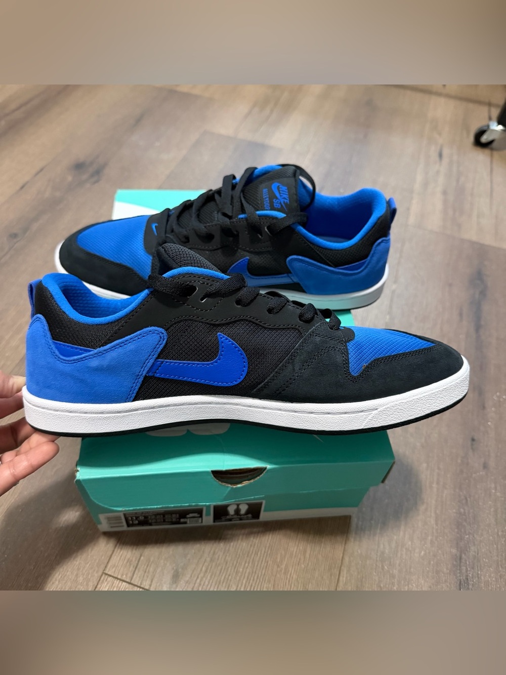 NWT Nike Alleyoop Sb Royal Blue Black Retro Sneakers Size 11.5 Mens